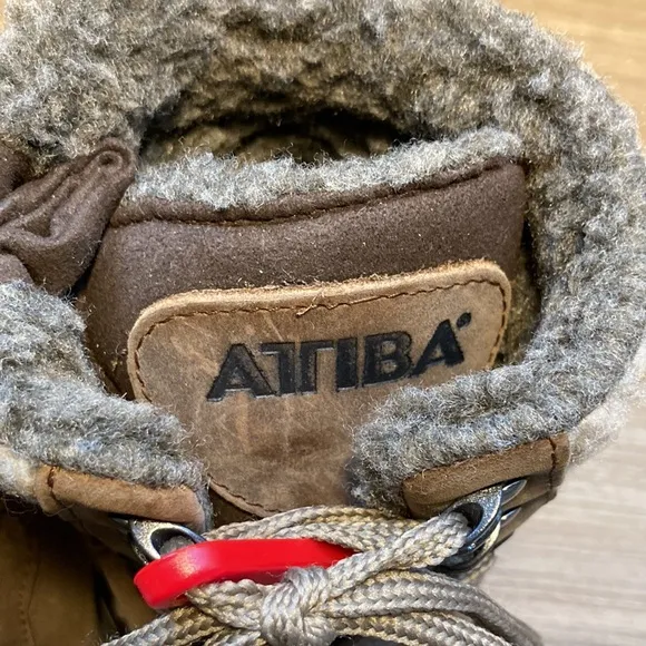 Attiba winter boots waterproof wool lining foldable ice cleat 37/6-6,5