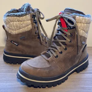 Attiba winter boots waterproof wool lining foldable ice cleat 37/6-6,5