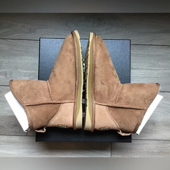 Australia Luxe Collective Sheepskin Suede Sheep Fur Cosy XTRA Short Boots