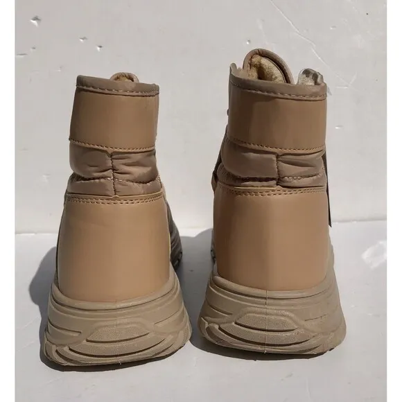 Avalanche Outdoor Supply Women's Ankle Boots Size 9 Hiking HIMALAYA Tan Faux Fur