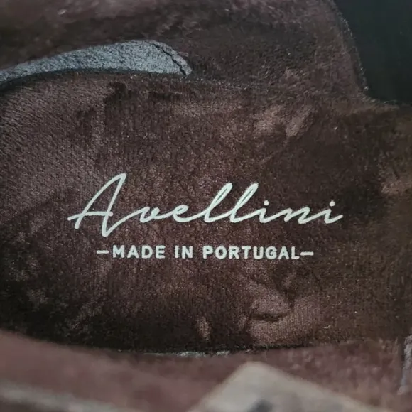 Avellini Size 38 Brown Leather Ankle Boots Women