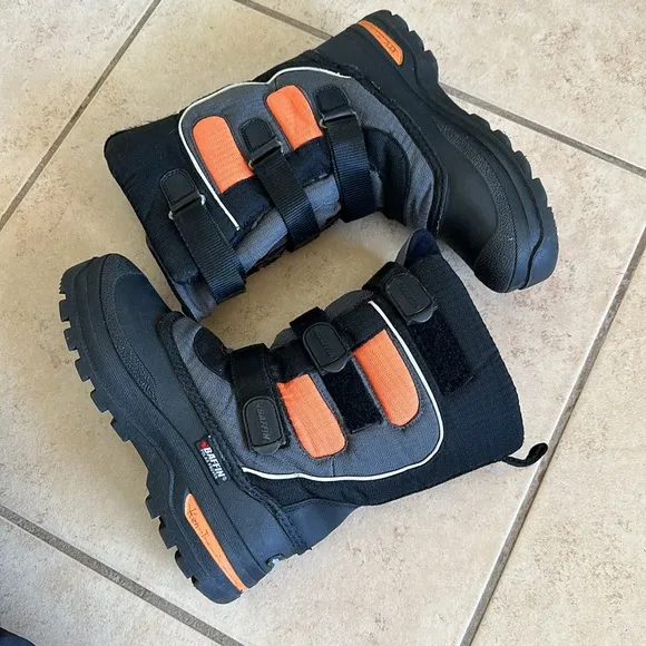 Baffin Bandit Preteen Polar Proven Black, Orange Size 6