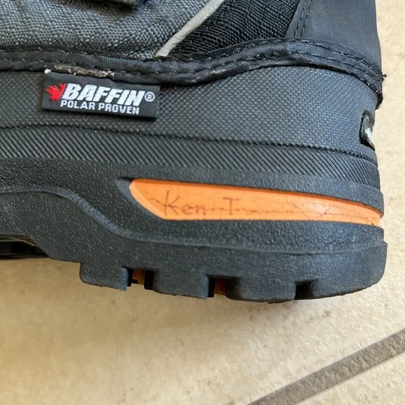 Baffin Bandit Preteen Polar Proven Black, Orange Size 6