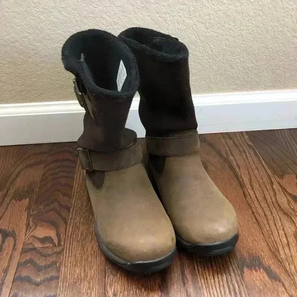 Baffin Danka Women’s Bell-W009 Boots Size 6 Chocolate Color $199 Buckle