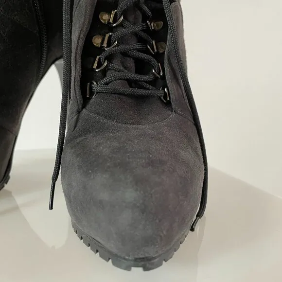Barbara Bui Suede Lace Up Booties – For the Bad *ss Queen!