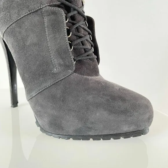 Barbara Bui Suede Lace Up Booties – For the Bad *ss Queen!