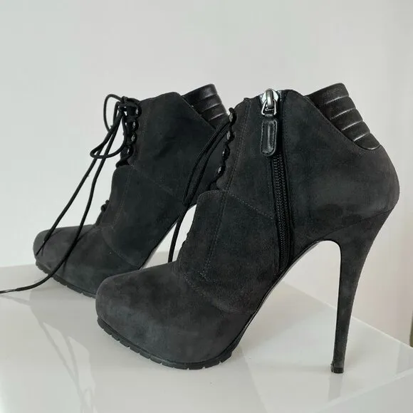 Barbara Bui Suede Lace Up Booties – For the Bad *ss Queen!