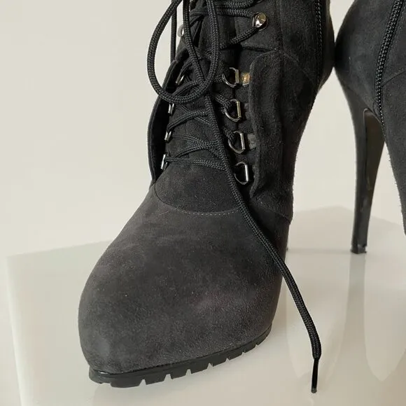 Barbara Bui Suede Lace Up Booties – For the Bad *ss Queen!