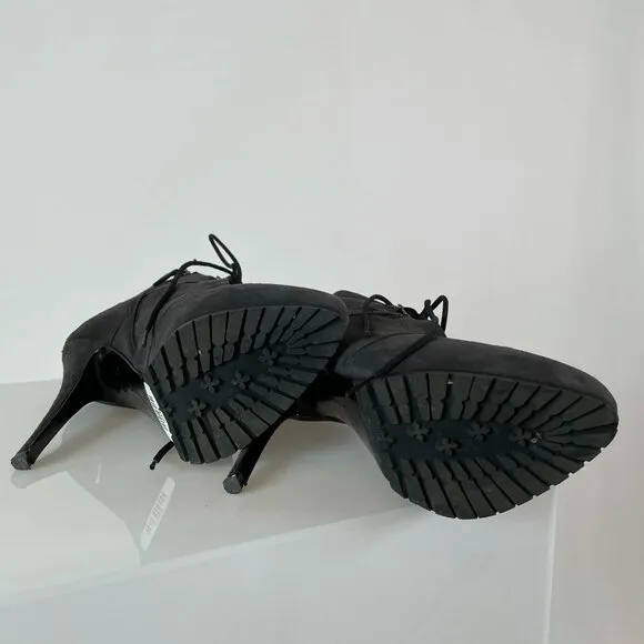 Barbara Bui Suede Lace Up Booties – For the Bad *ss Queen!