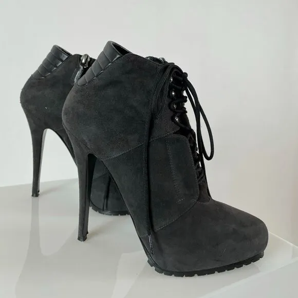 Barbara Bui Suede Lace Up Booties – For the Bad *ss Queen!