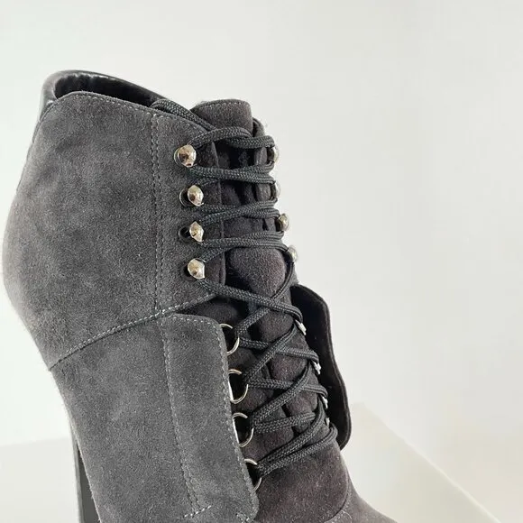 Barbara Bui Suede Lace Up Booties – For the Bad *ss Queen!