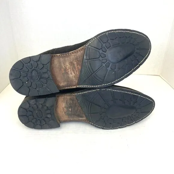 Barrett Brown Suede Chelsea Boots Italy Mens 9.5 Lavorazion Artigiana Western
