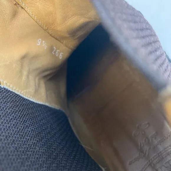 Barrett Brown Suede Chelsea Boots Italy Mens 9.5 Lavorazion Artigiana Western