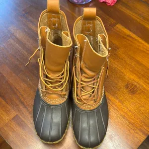 Bean Boots L.L. Bean Brown and Black Duck Boots