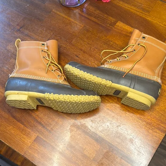Bean Boots L.L. Bean Brown and Black Duck Boots