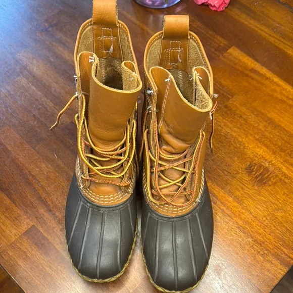 Bean Boots L.L. Bean Brown and Black Duck Boots