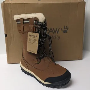 Bearpaw Desdemona Waterproof Winter Boots, Brown Leather, Women's 9 M