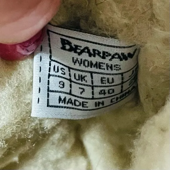 Bearpaw Kola Brown Fur Covered Boots Womens Size 9 l