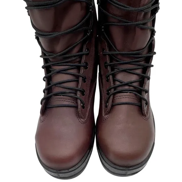 Belleville Flight Boots Mens Steel Toe Wet Weather Sz 6W Brown USA-Made 330 ST