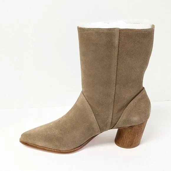 Bernardo Felix Ankle Boots, Mushroom Suede, Women's 8.5 M