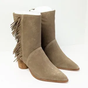 Bernardo Felix Ankle Boots, Mushroom Suede, Women's 8.5 M