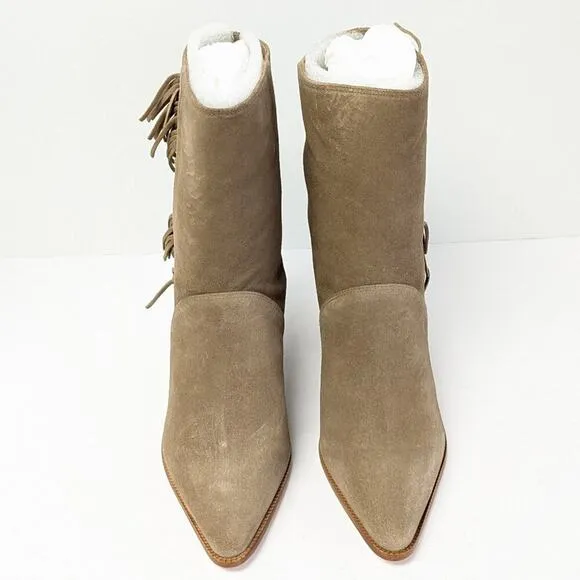 Bernardo Felix Ankle Boots, Mushroom Suede, Women's 8.5 M