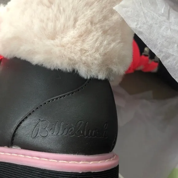 Billiblush super soft faux fur trim leather boots 29