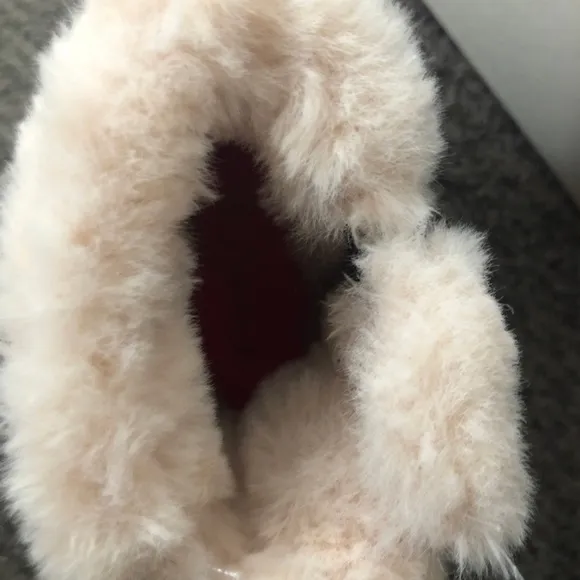 Billiblush super soft faux fur trim leather boots 29