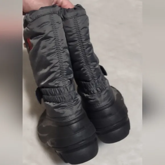 Black and Red Winter Boots