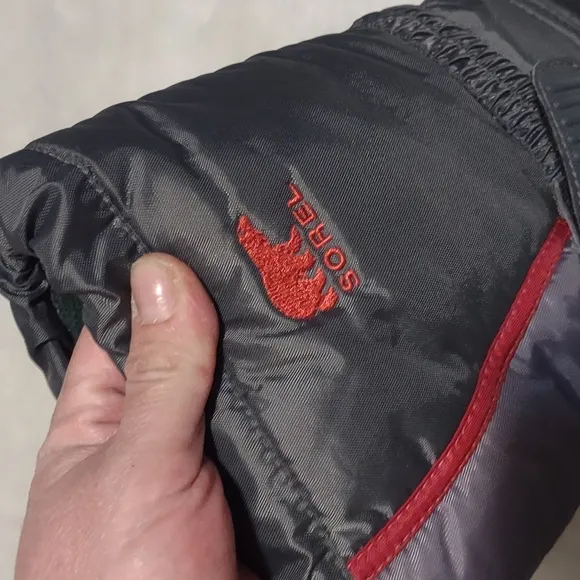 Black and Red Winter Boots