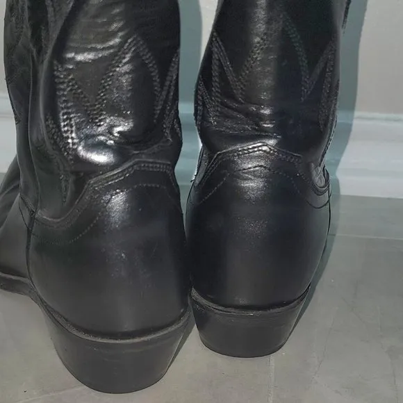 BLack Justin Boots 8.5B MENS