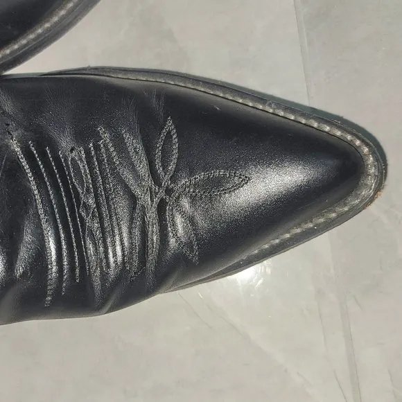 BLack Justin Boots 8.5B MENS