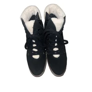 BLONDO Devin Waterproof Suede Black‎ Ankle Boots (Size 9.5M)Combat Style