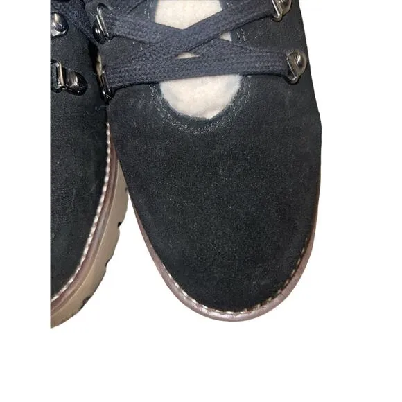BLONDO Devin Waterproof Suede Black‎ Ankle Boots (Size 9.5M)Combat Style