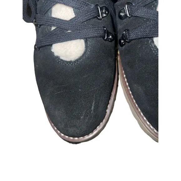 BLONDO Devin Waterproof Suede Black‎ Ankle Boots (Size 9.5M)Combat Style