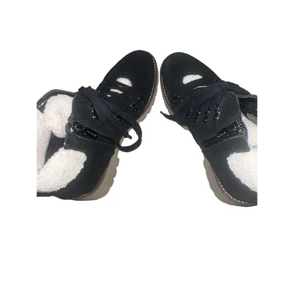 BLONDO Devin Waterproof Suede Black‎ Ankle Boots (Size 9.5M)Combat Style