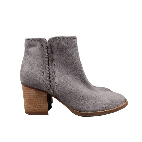 Blondo Shoes Womens 6 Booties Block Heel Leather Waterproof Ankle Boot Fashion
