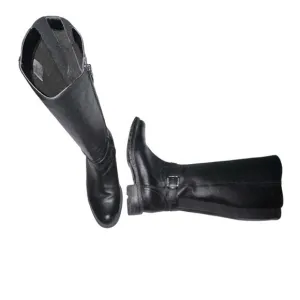 Blondo Women’s Velente Tall Waterproof‎ Leather Riding Boots Zip Black Size 7W