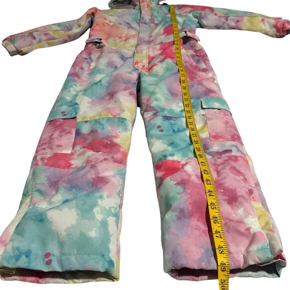 Blue Magic Winter Colorful All In One Piece Ski Jumpsuit Kids 9-10