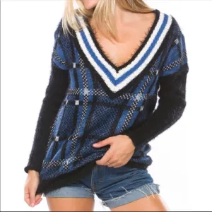 Blue/Black Boyfriend Sweater