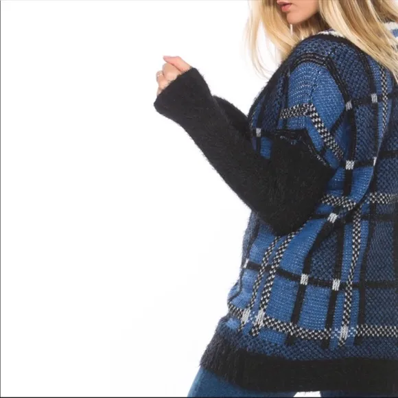 Blue/Black Boyfriend Sweater