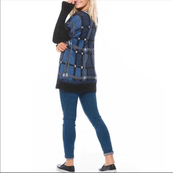 Blue/Black Boyfriend Sweater