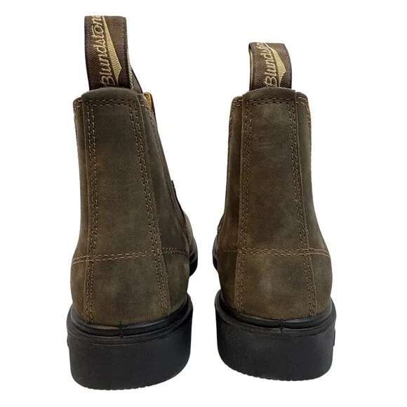 Blundstone #1306 Unisex Chelsea Boot Rustic Brown  Women 7.5  Men 5.5