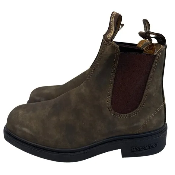 Blundstone #1306 Unisex Chelsea Boot Rustic Brown  Women 7.5  Men 5.5