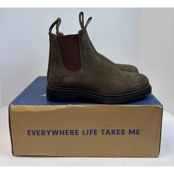 Blundstone #1306 Unisex Chelsea Boot Rustic Brown  Women 7.5  Men 5.5