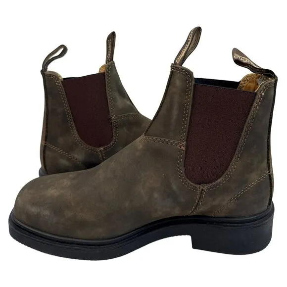 Blundstone #1306 Unisex Chelsea Boot Rustic Brown  Women 7.5  Men 5.5