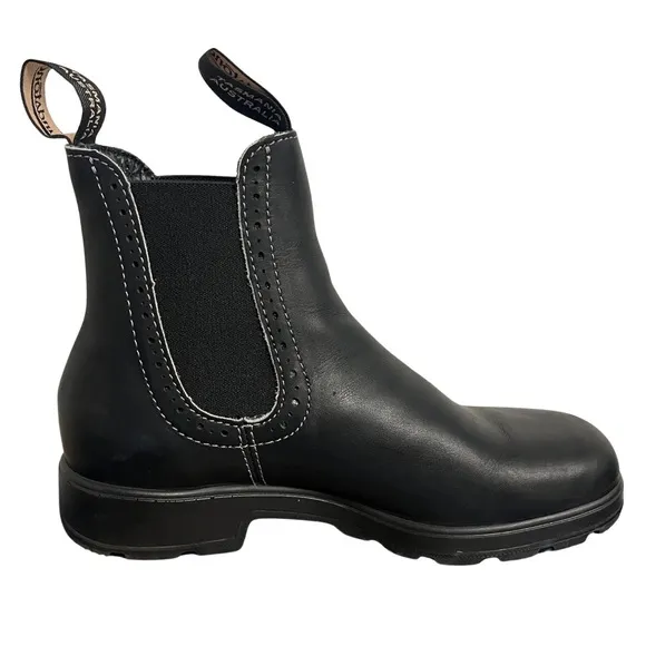 Blundstone Women’s Leather Boots High Top Voltan Black Size 8.5 US