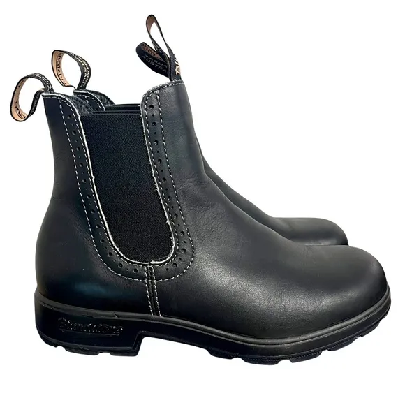 Blundstone Women’s Leather Boots High Top Voltan Black Size 8.5 US