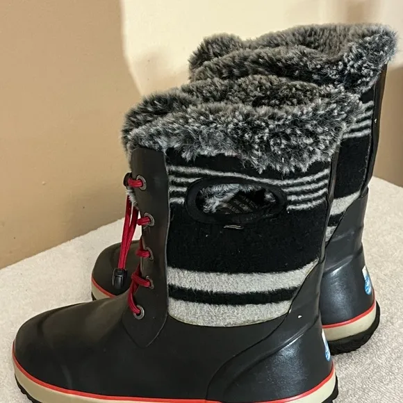 Bogs Arcata Wool Blendd Snow Boots Sz Youth 6