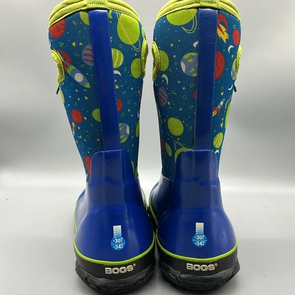 Bogs Neo Classic Space Man Youth size 6 Winter Snow/Rain insulated Boots -30°